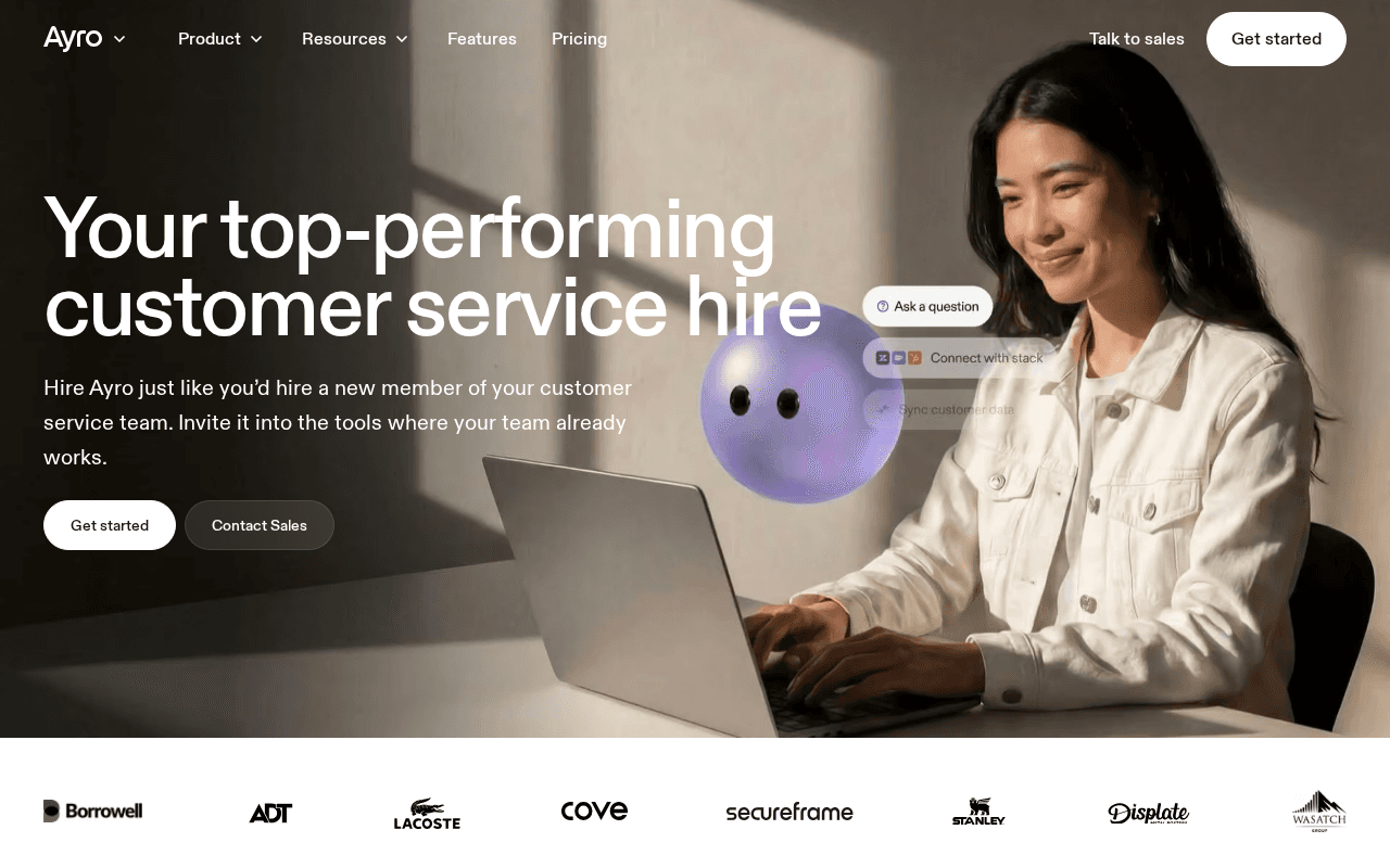 Screenshot of getayro.ai