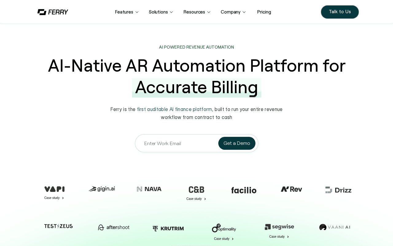 Screenshot of getferry.ai