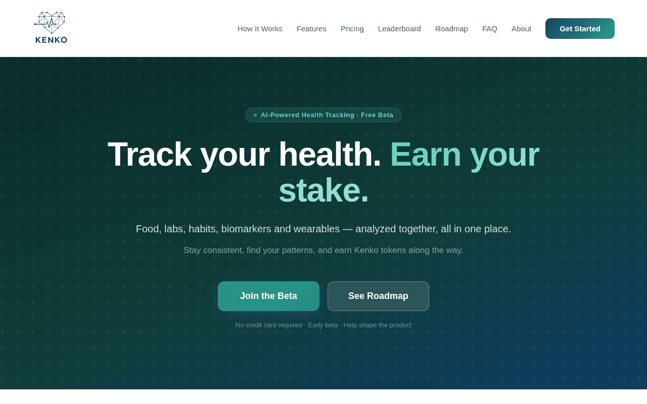 Screenshot of getkenko.ai