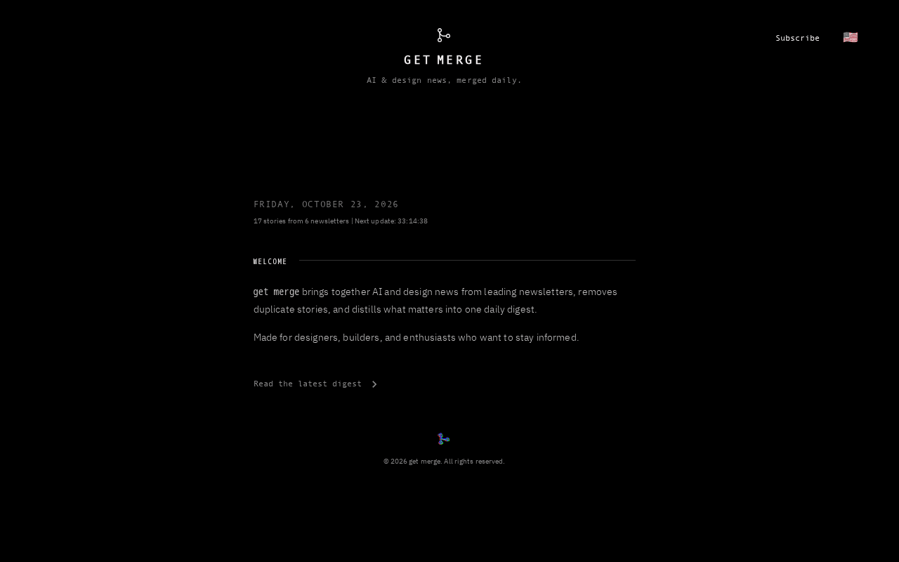 Screenshot of getmerge.ai