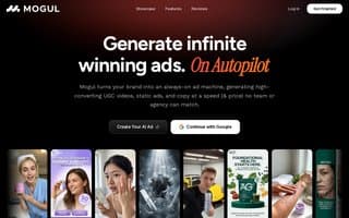 Screenshot of getmogul.ai