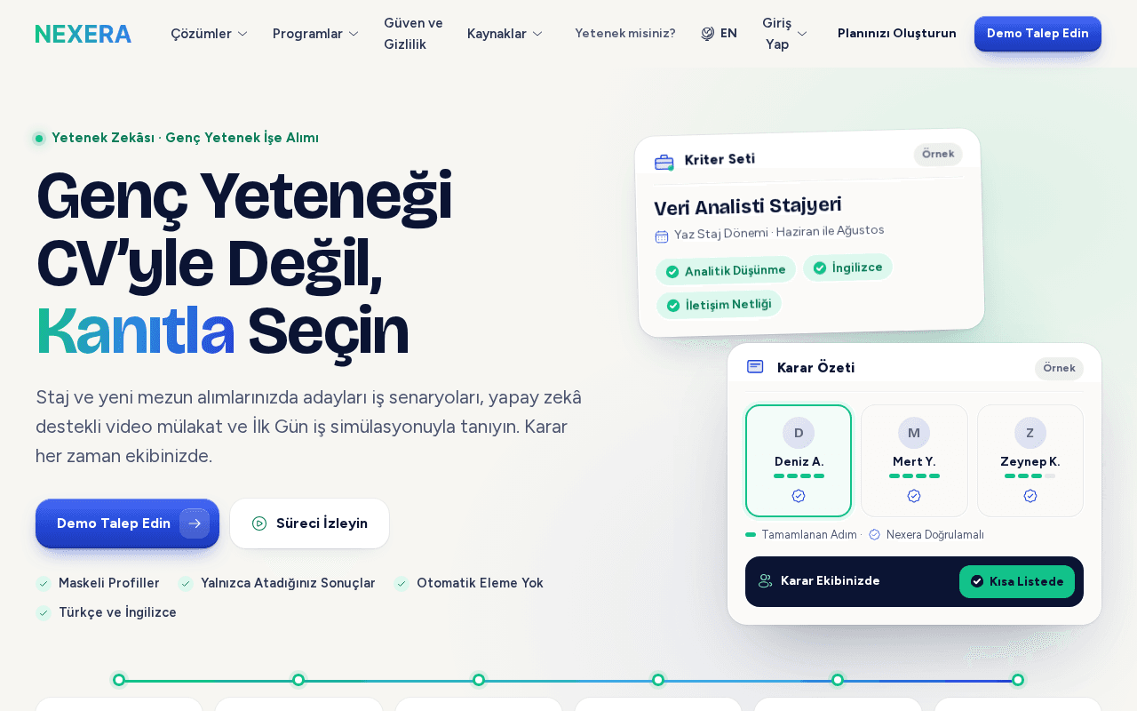 Screenshot of getnexera.ai
