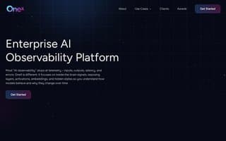 Screenshot of getonex.ai