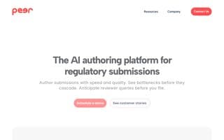 Screenshot of getpeer.ai