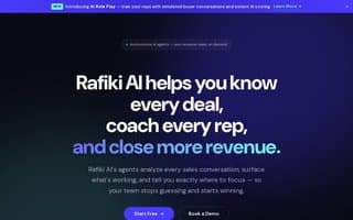 Screenshot of getrafiki.ai