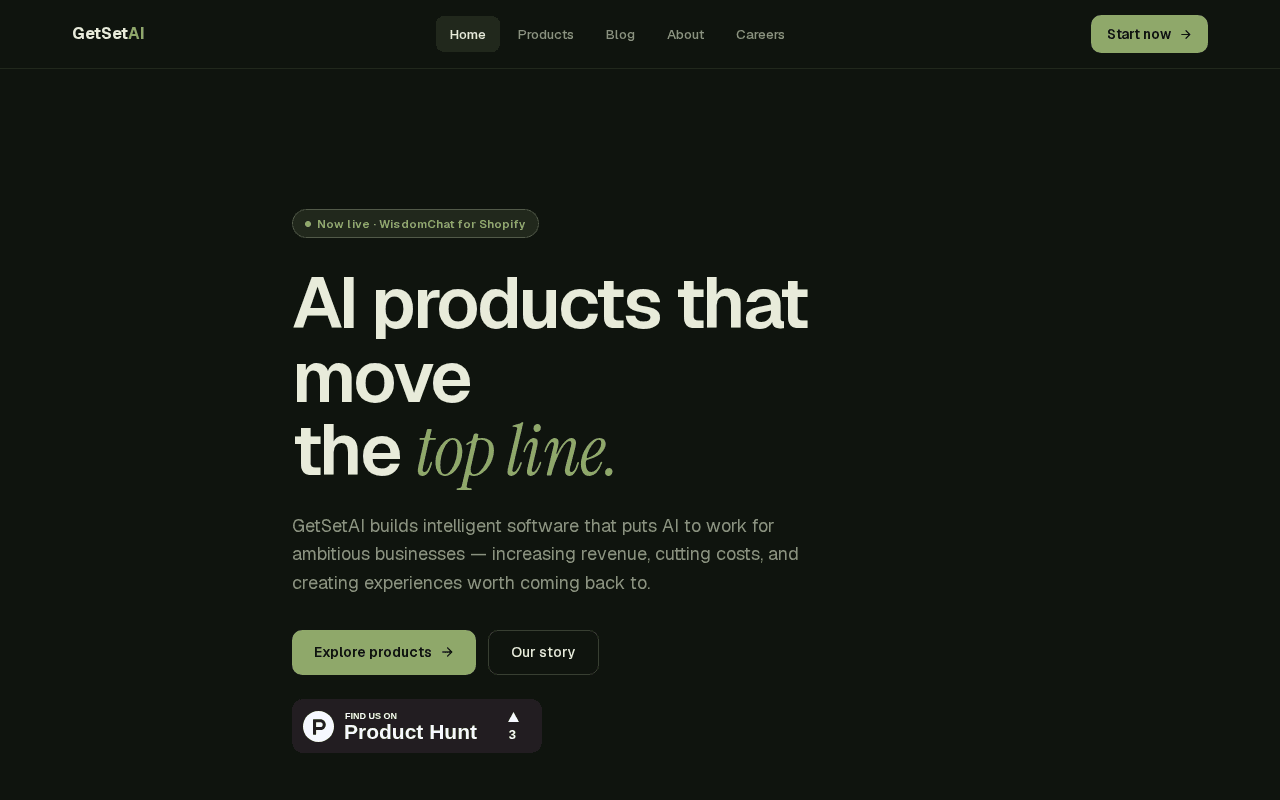 Screenshot of getsetai.ai