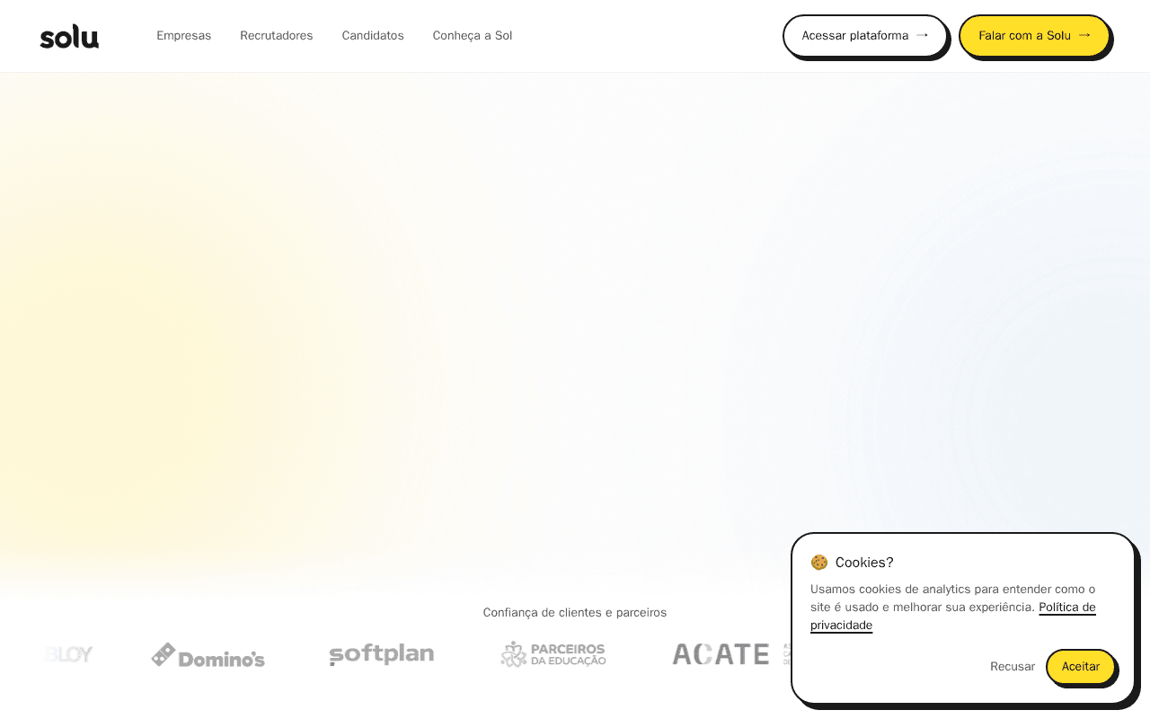 Screenshot of getsolu.ai
