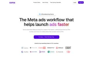 Screenshot of getsoma.ai