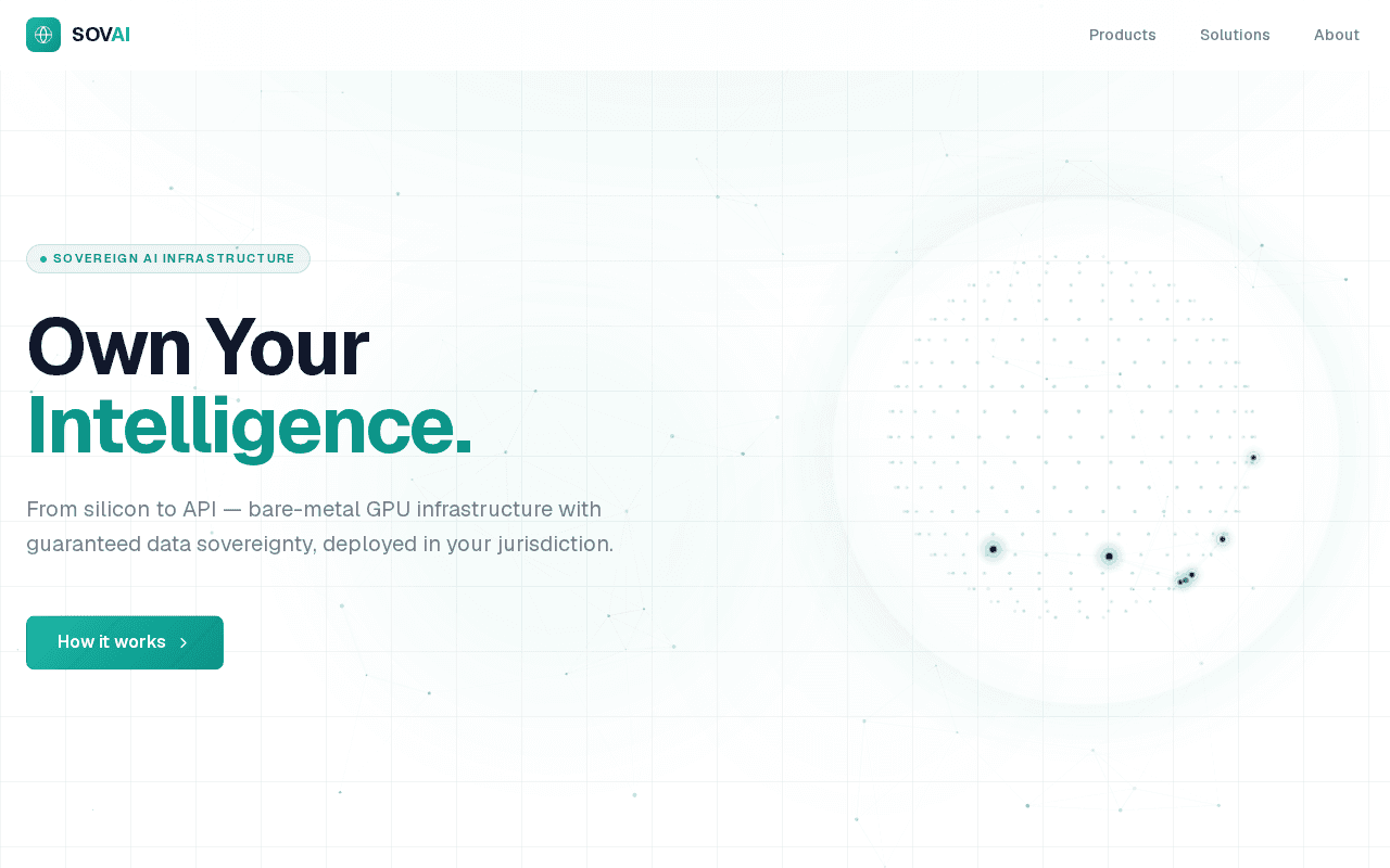 Screenshot of getsov.ai