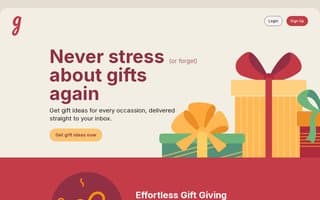 Screenshot of giftbox.ai