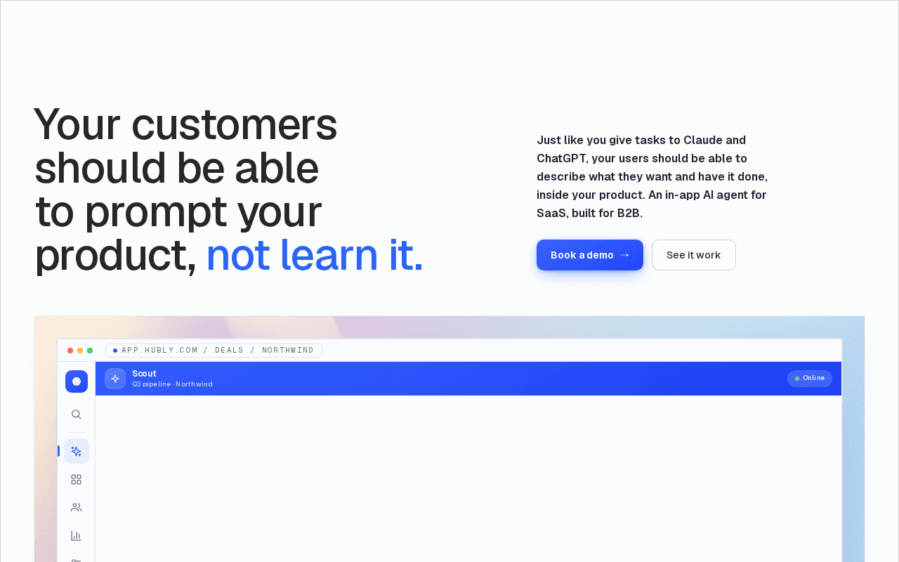 Screenshot of gingerlabs.ai