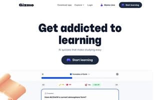 Screenshot of gizmo.ai