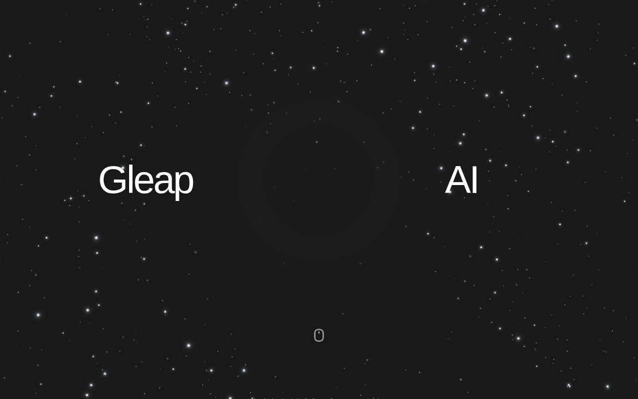 Screenshot of gleap.ai