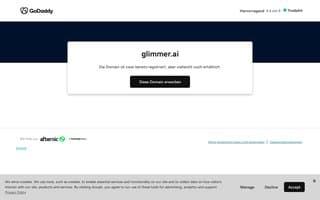 Screenshot of glimmer.ai