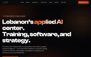 Screenshot of globaluni.ai