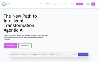 Screenshot of glosa.ai