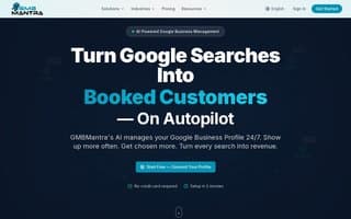 Screenshot of gmbmantra.ai
