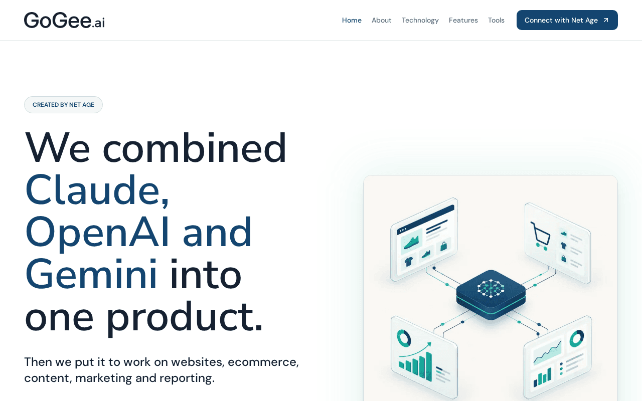 Screenshot of gogee.ai