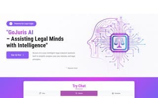 Screenshot of gojuris.ai