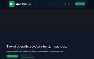 Screenshot of golfone.ai