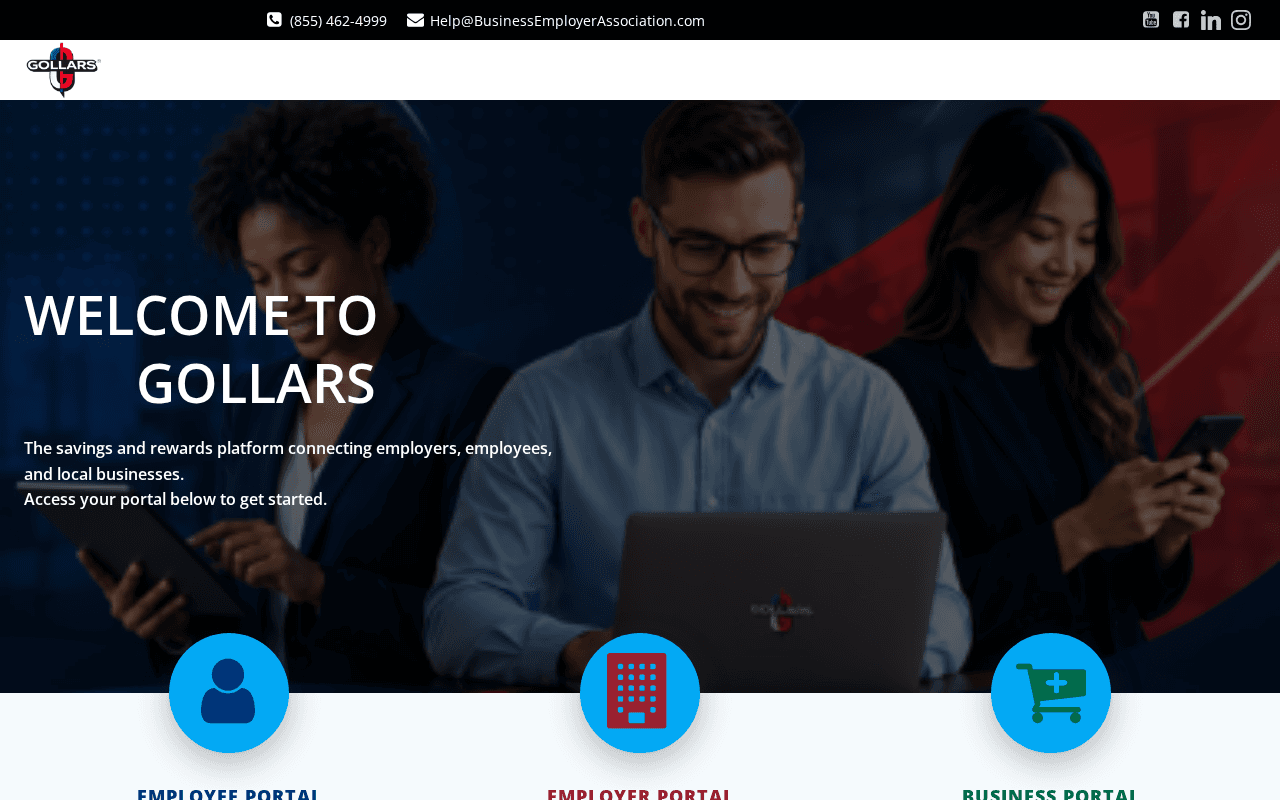 Screenshot of gollars.ai