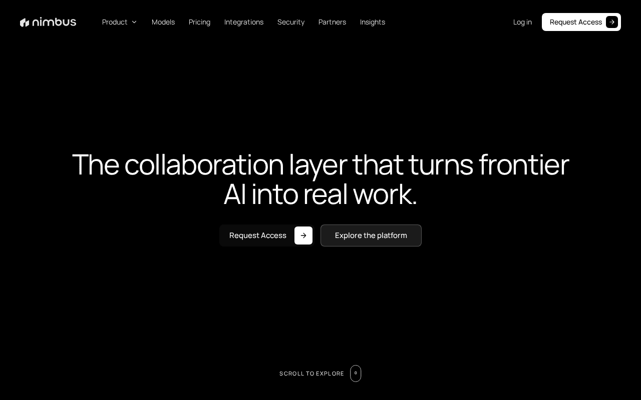 Screenshot of gonimbus.ai