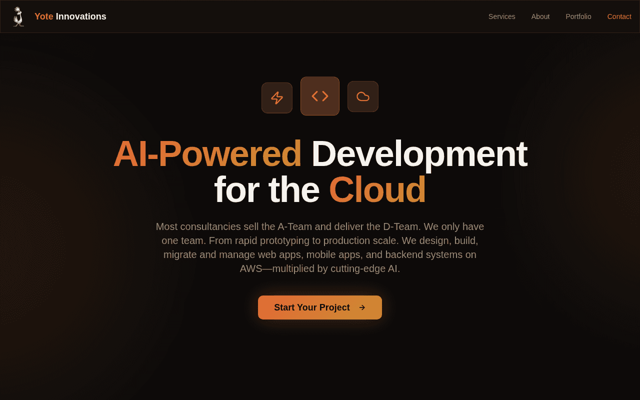 Screenshot of goyote.ai