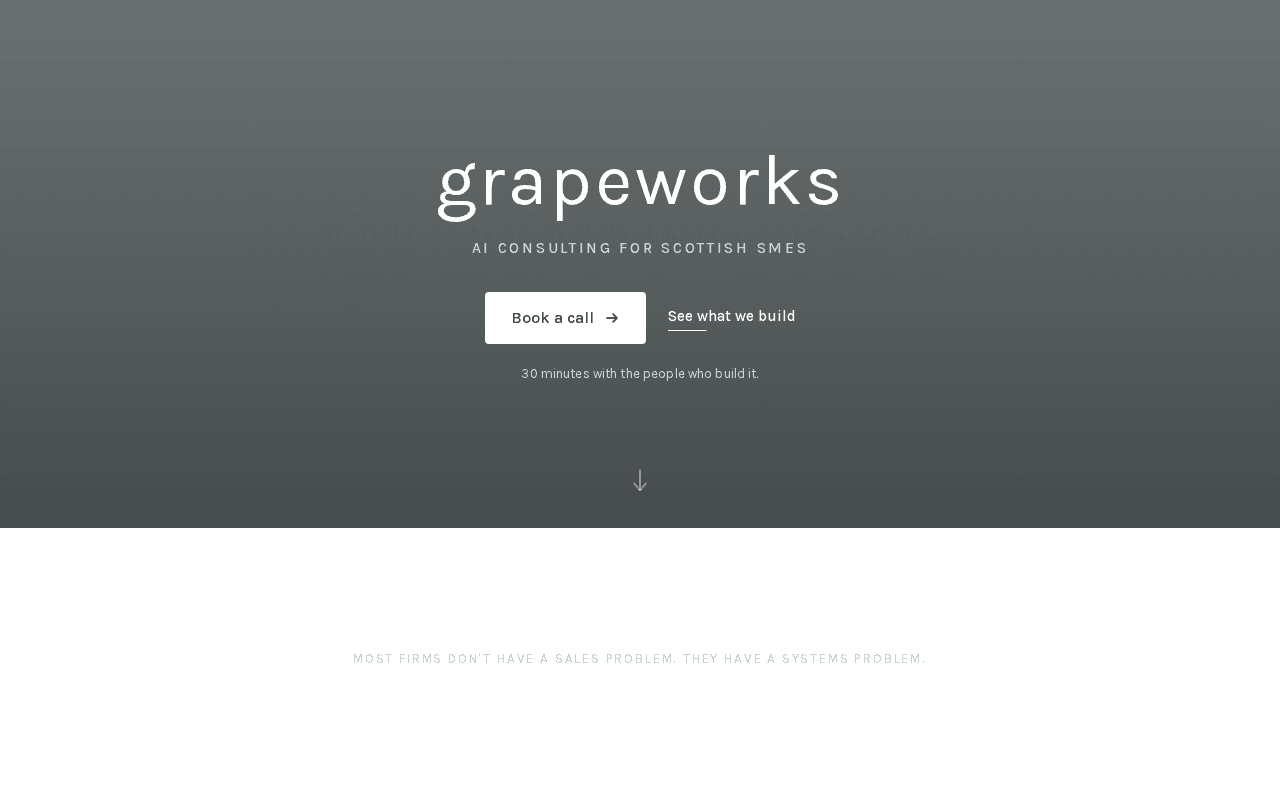 Screenshot of grapeworks.ai