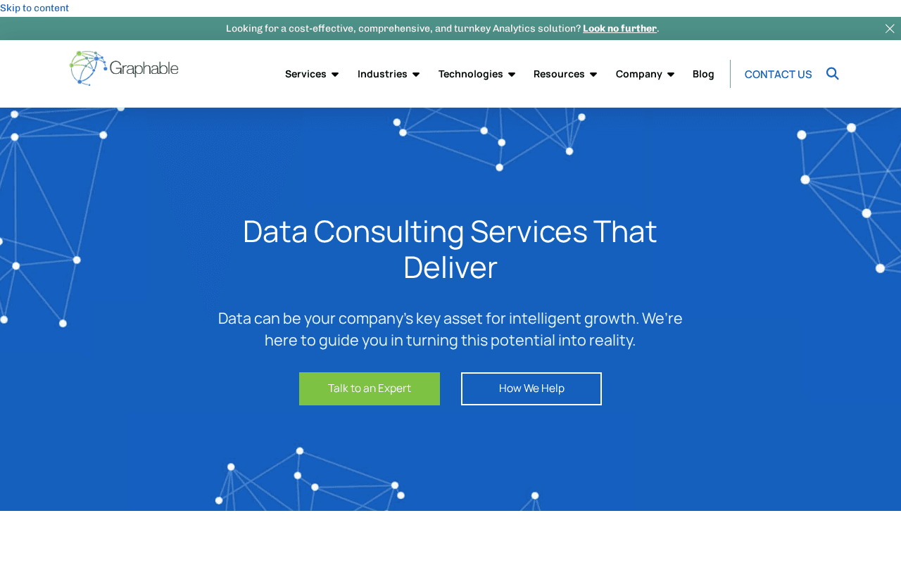 Screenshot of graphable.ai