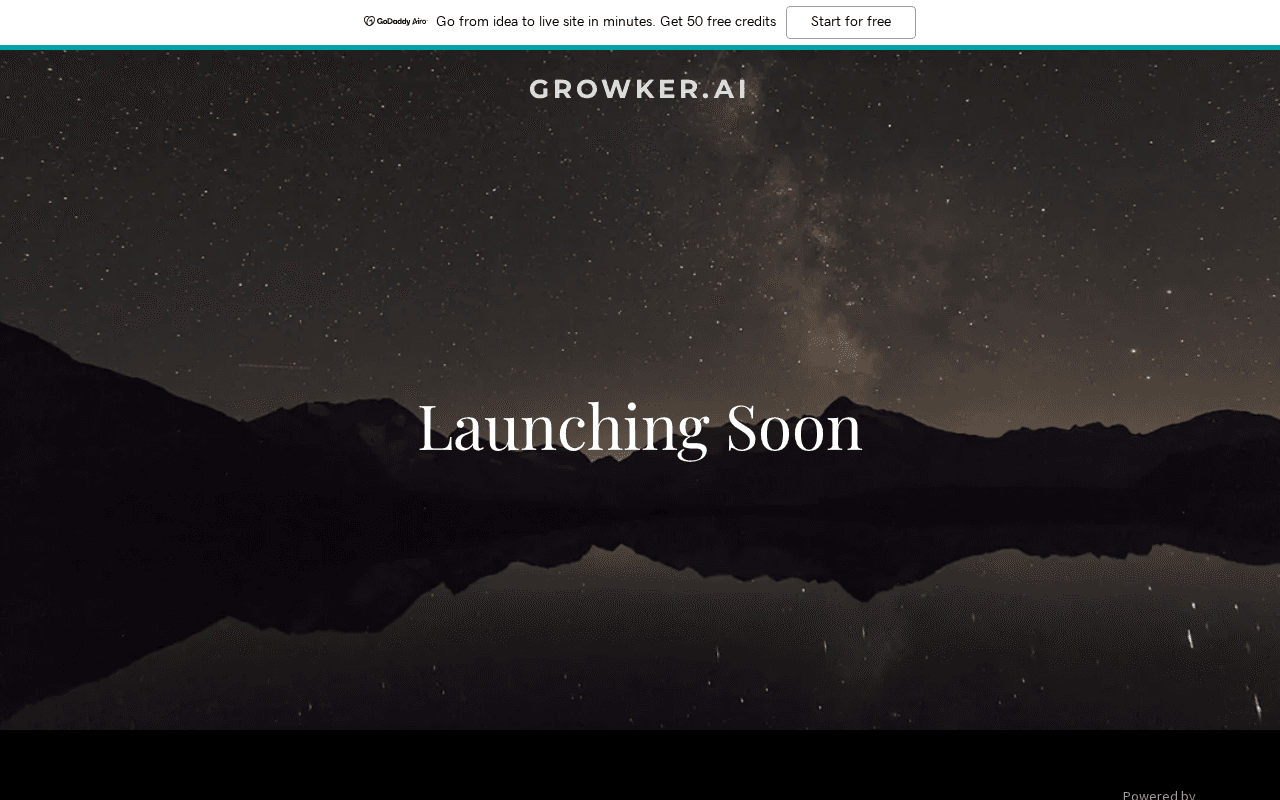 Screenshot of growker.ai