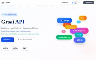 Screenshot of grsai.ai