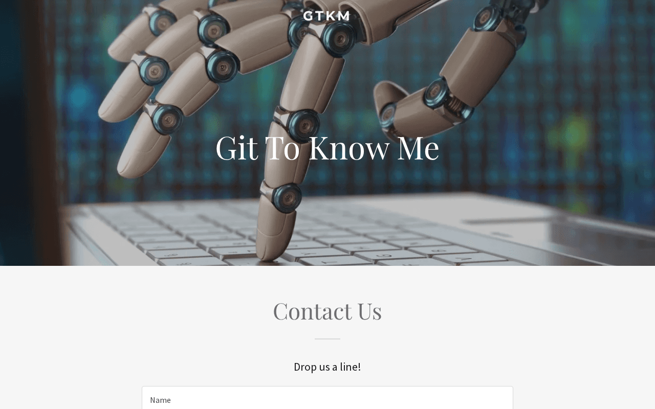 Screenshot of gtkm.ai