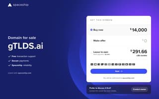 Screenshot of gtlds.ai
