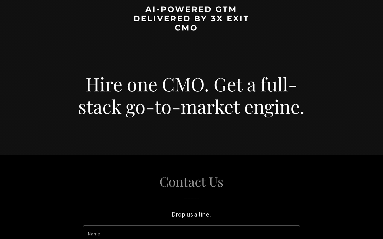 Screenshot of gtmcmo.ai