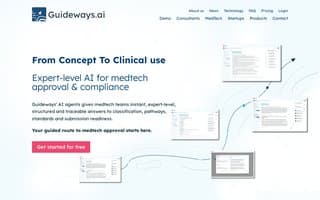 Screenshot of guideways.ai