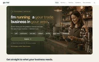 Screenshot of guvnor.ai