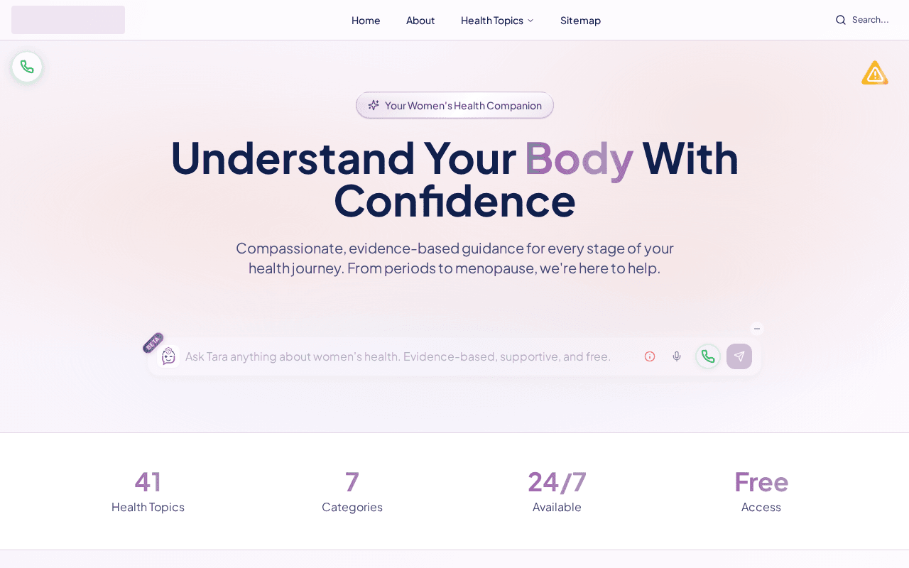 Screenshot of gynaec.ai