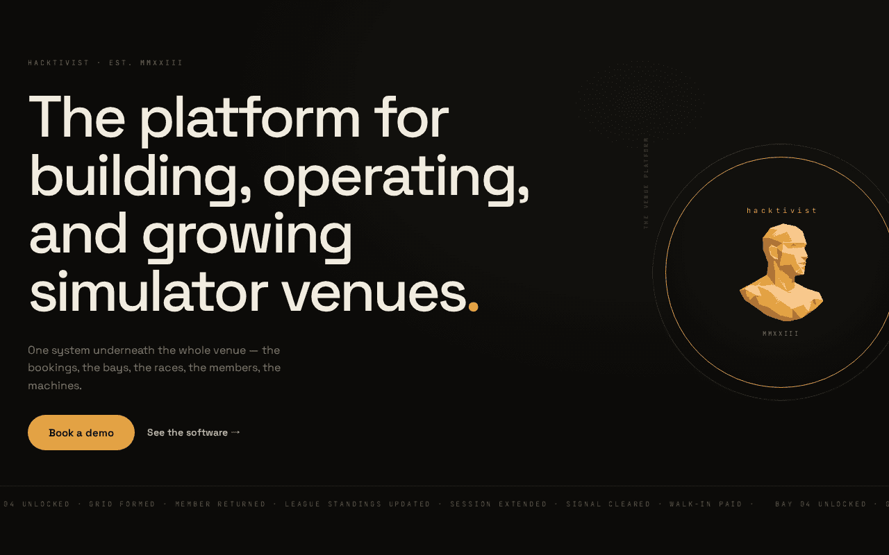 Screenshot of hacktivist.ai
