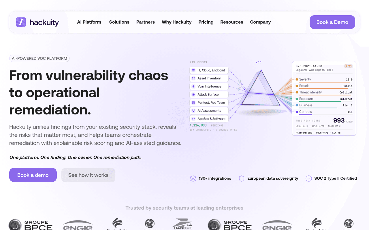 Screenshot of hackuity.ai