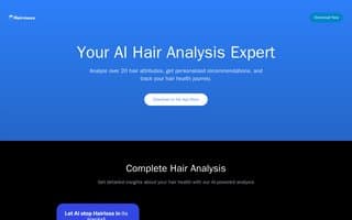 Screenshot of hairmaxx.ai