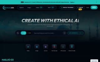 Screenshot of halalgen.ai