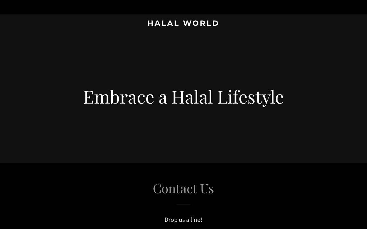 Screenshot of halalworld.ai