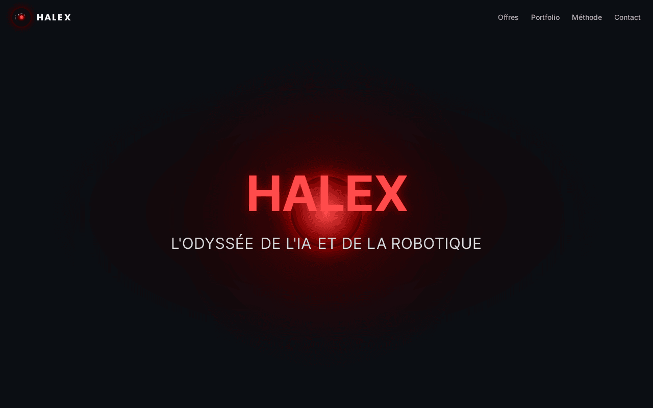 Screenshot of halex.ai