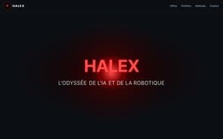 Screenshot of halex.ai