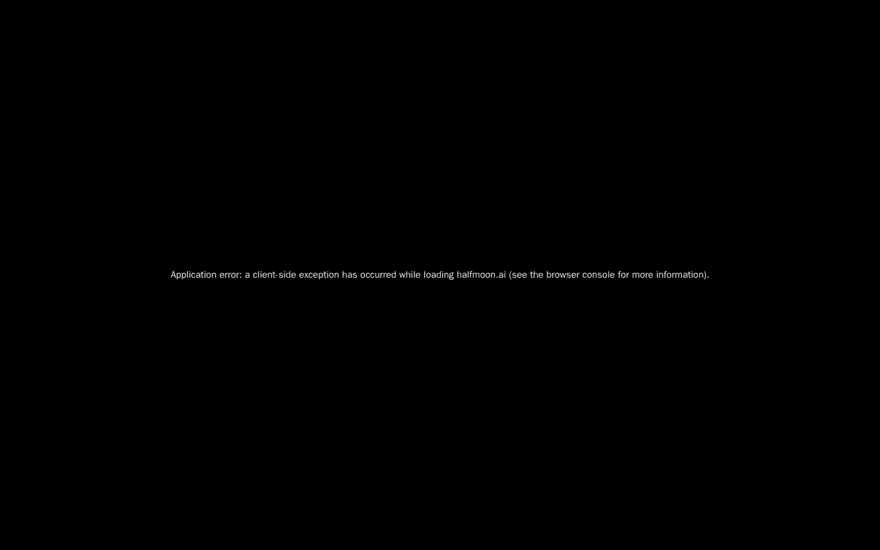 Screenshot of halfmoon.ai