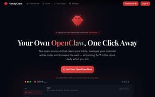 Screenshot of handyclaw.ai