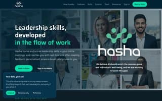 Screenshot of hasha.ai