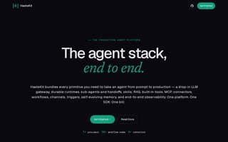 Screenshot of hastekit.ai
