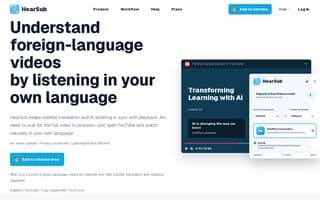 Thumbnail of hearsub.ai