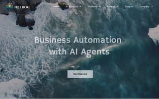 Screenshot of helikai.ai